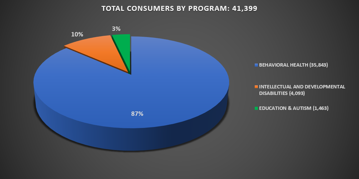 Total Consumers by Program